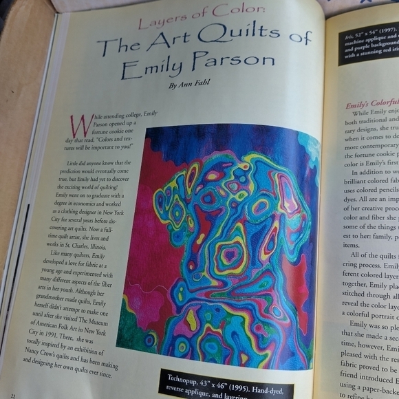 Quilter's Gallery Vintage Magazine Quilting Quilt - Picture 5 of 5